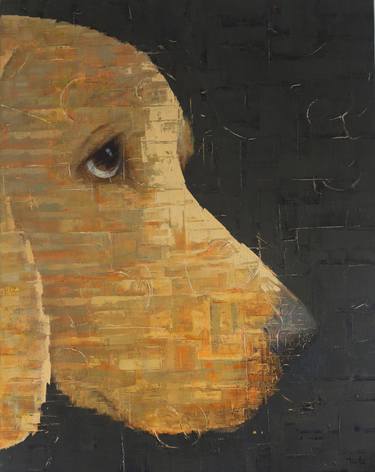 Original Portraiture Dogs Paintings by Tomasa Martin