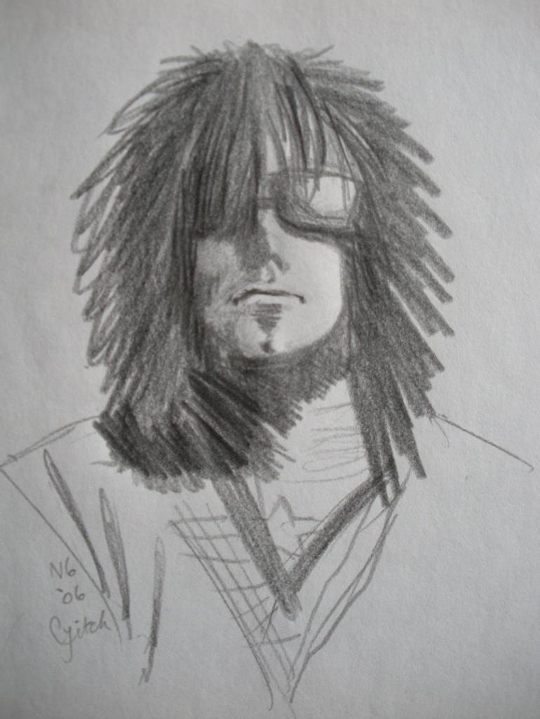 Nikki Sixx Drawing by Catherine Fitch | Saatchi Art