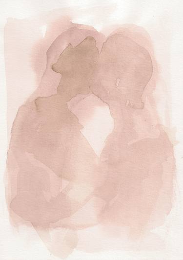Print of Love Printmaking by Francois-Henri Galland