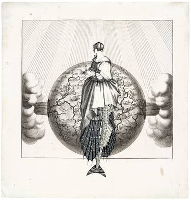 Original Dada Women Printmaking by Kees Schouten