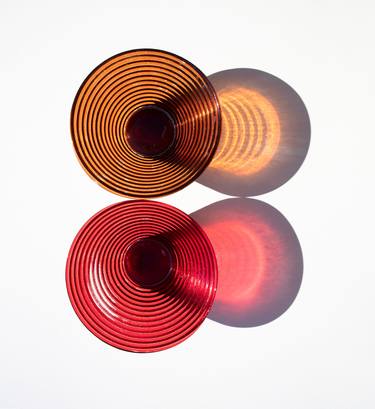 Two Bowls (brown and red) thumb