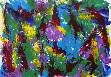 Original Abstract Expressionism Abstract Paintings by Norman Pirollo