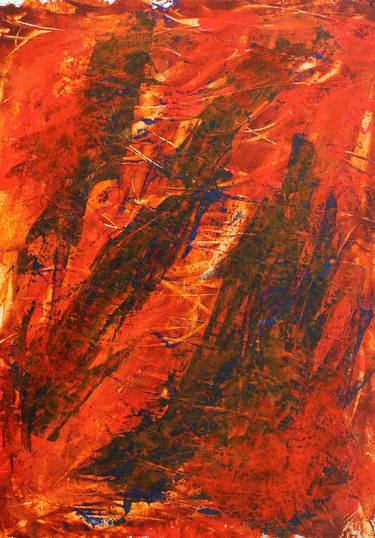 Original Abstract Expressionism Abstract Paintings by Norman Pirollo
