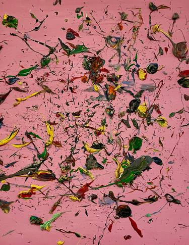 Original Abstract Expressionism Abstract Painting by Amanda Quach