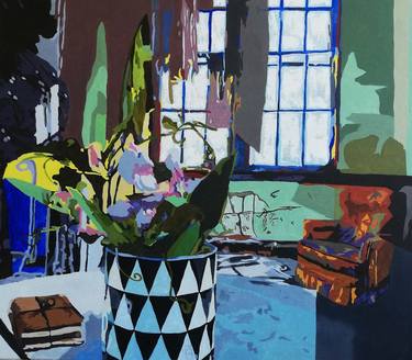 Print of Expressionism Still Life Paintings by Maria Lapteva Sidljarevich
