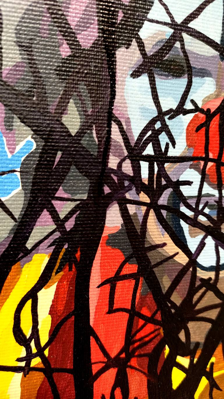 Original Contemporary People Painting by Maria Lapteva