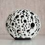 The sphere is made of ceramic and covered with the author's glaze, which is very pleasant to the touch. It has a glossy surface and pronounced streaks.
The moon is beautiful in its simplicity. So I chose practical minimalism.