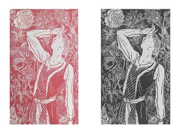 Print of Illustration Women Printmaking by Anna Mamotiuk