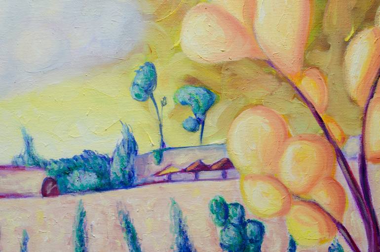 Original Impressionism Landscape Painting by Boris Subotic