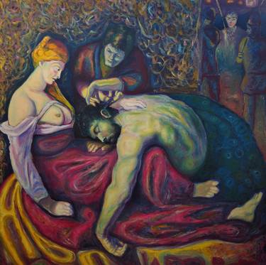 Samson And Delilah Painting By Boris Subotic Saatchi Art