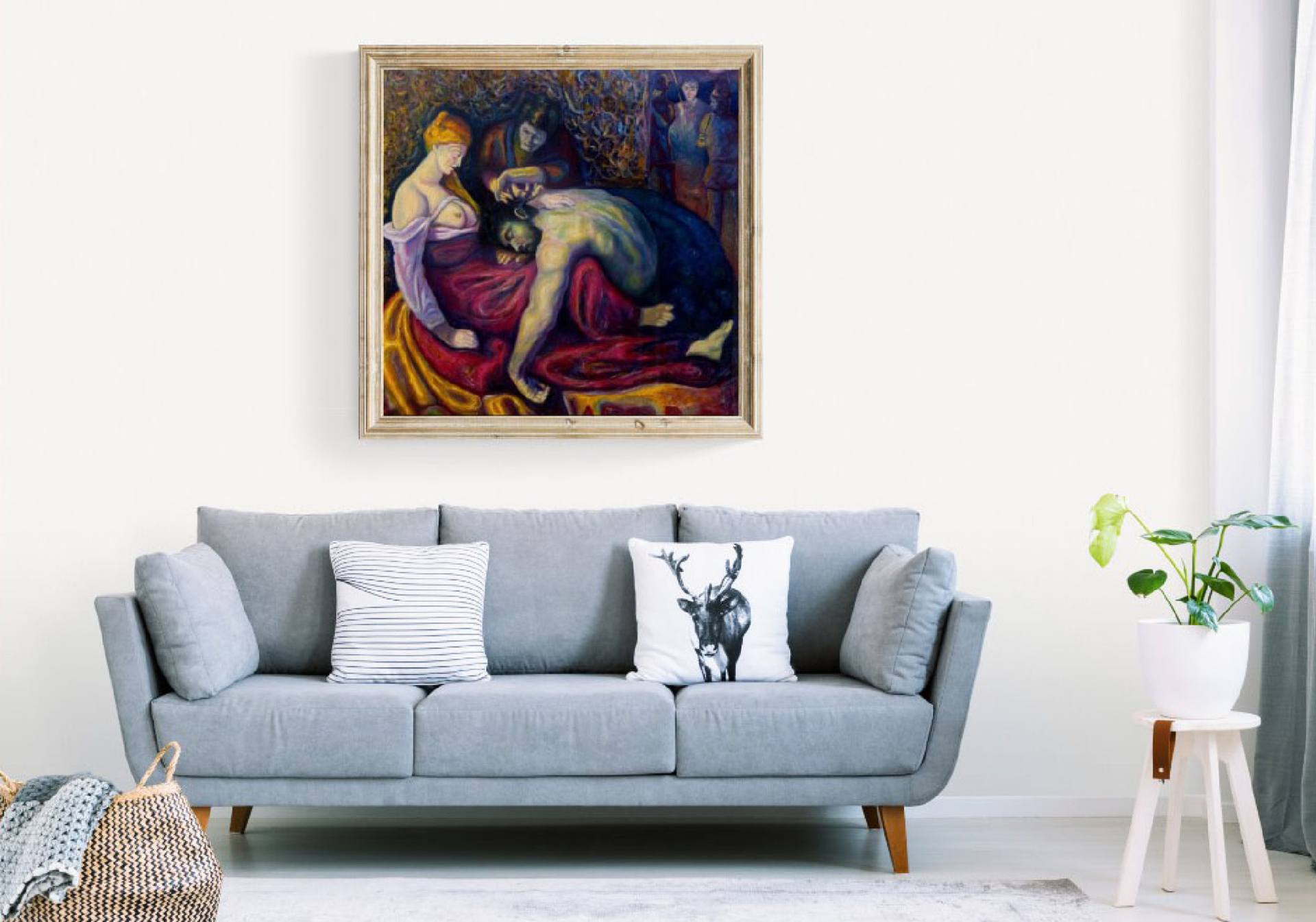 Samson And Delilah Painting By Boris Subotic Saatchi Art