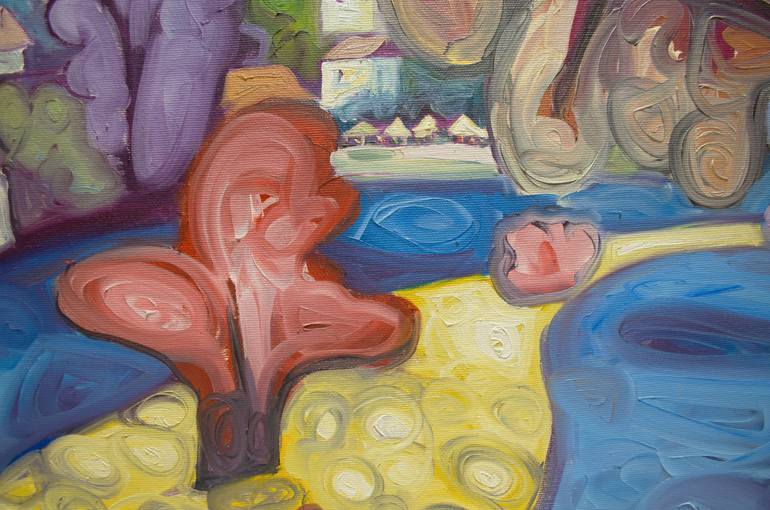 Original Modernism Landscape Painting by Boris Subotic