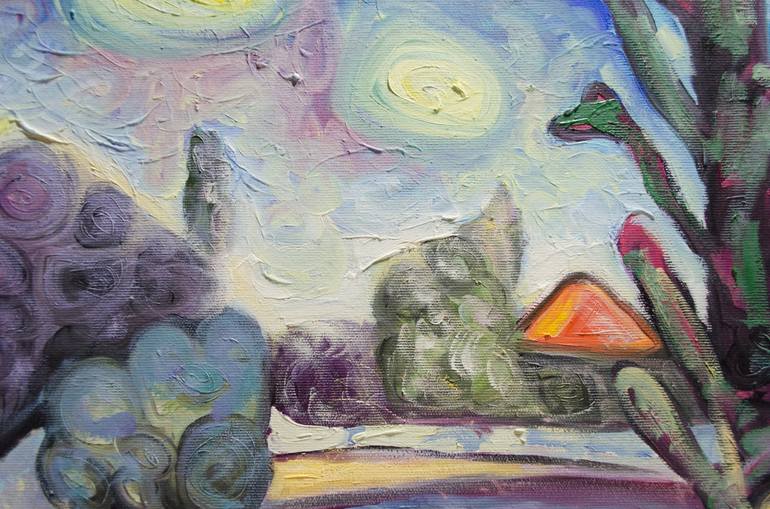 Original Modern Landscape Painting by Boris Subotic
