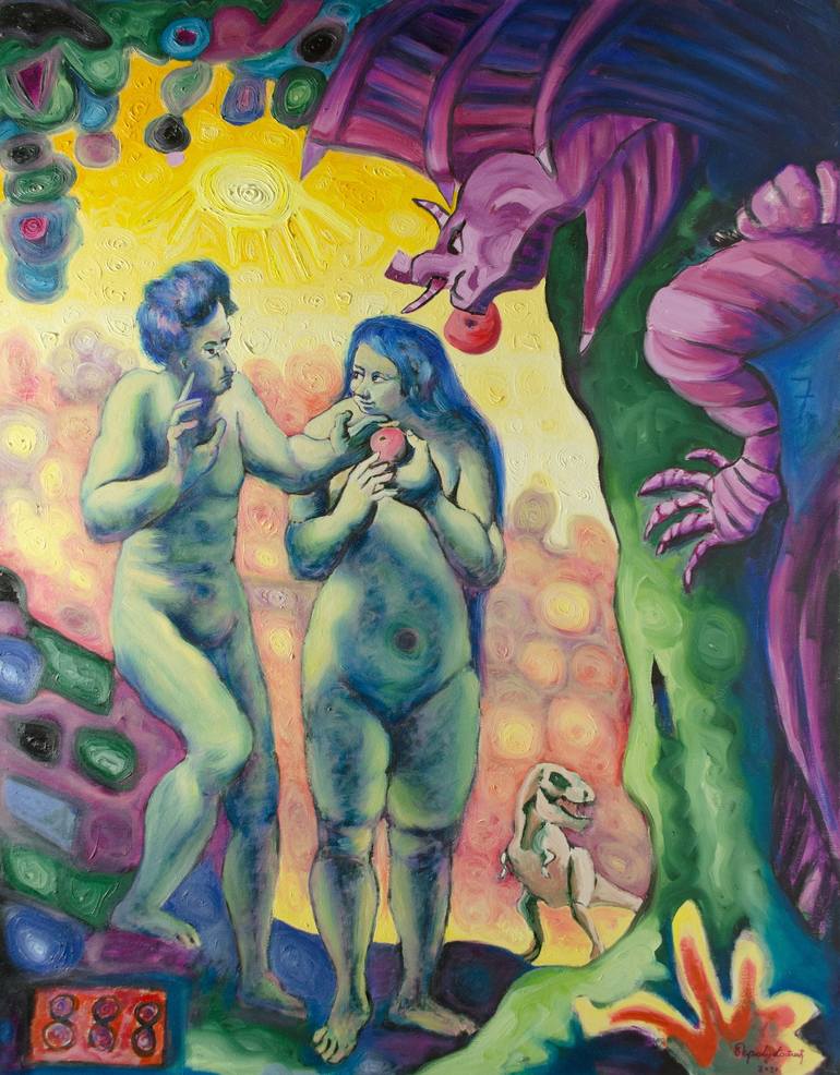 Print of Modern Religion Paintings by Boris Subotic