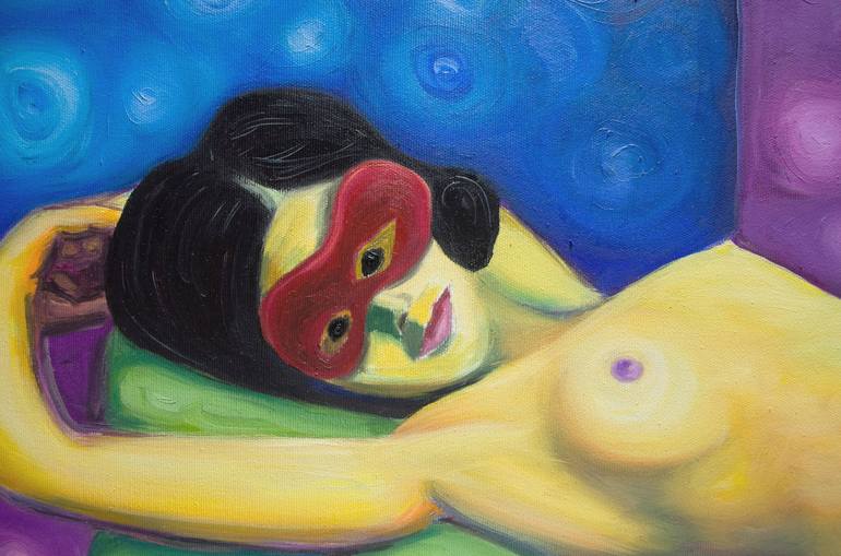 Original Hotism Nude Painting by Boris Subotic