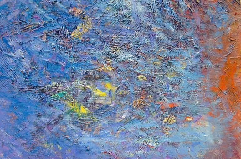 Original Abstract Expressionism Abstract Painting by Boris Subotic
