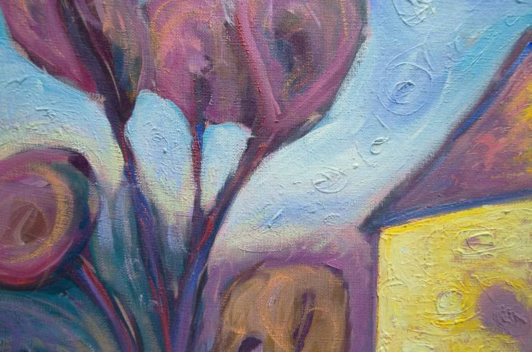 Original Modernism Home Painting by Boris Subotic