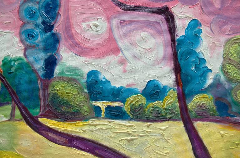 Original Modern Landscape Painting by Boris Subotic