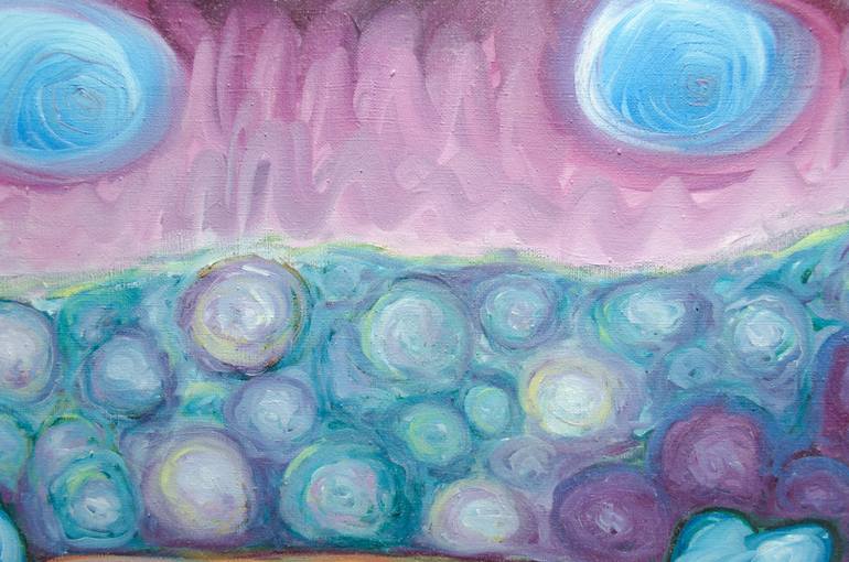 Original Modernism Landscape Painting by Boris Subotic