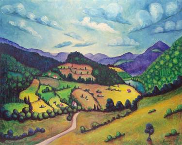 Original Impressionism Landscape Paintings by Boris Subotic