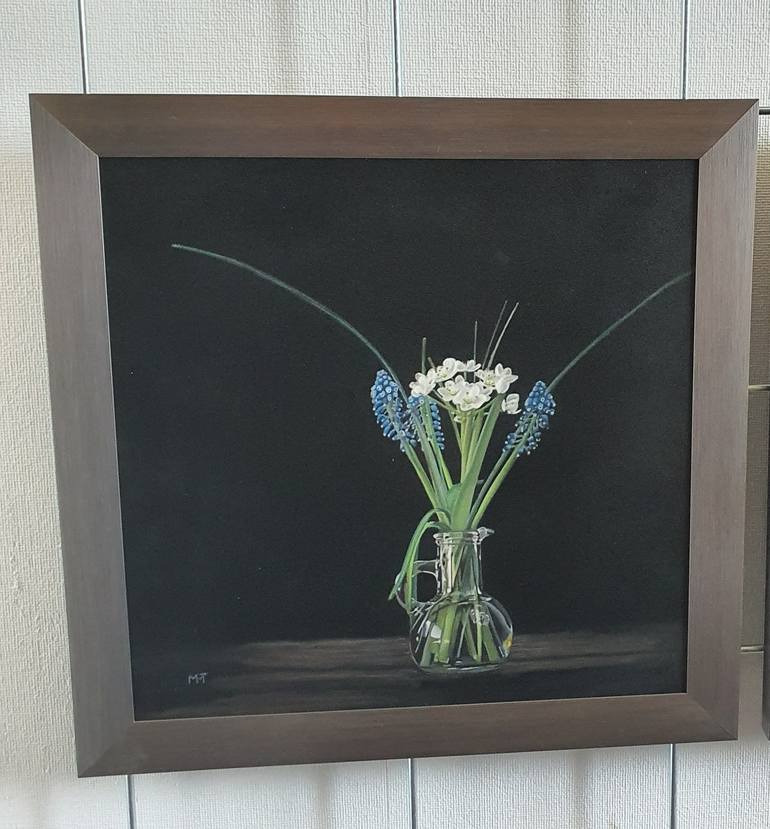 Original Floral Painting by Mieke van Thiel