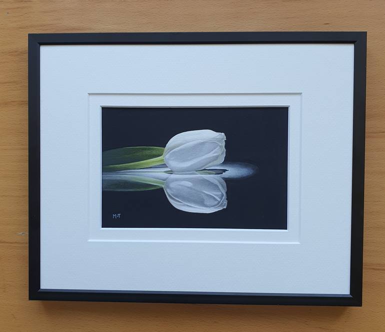 Original Figurative Floral Painting by Mieke Van Thiel