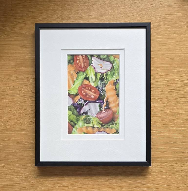 Original Realism Food Painting by Mieke Van Thiel