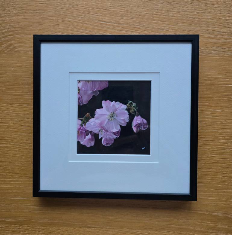 Original Figurative Floral Painting by Mieke Van Thiel