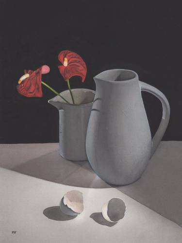 Original Realism Still Life Paintings by Mieke van Thiel