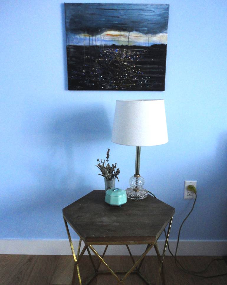 Original Abstract Seascape Painting by Claire Townsend