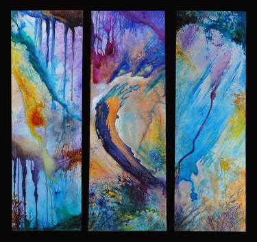 Original Modern Abstract Paintings by Claire Townsend