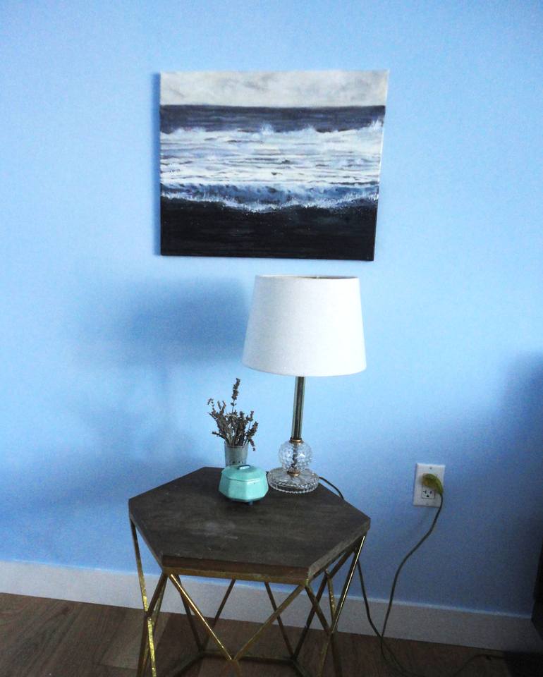 Original Beach Painting by Claire Townsend