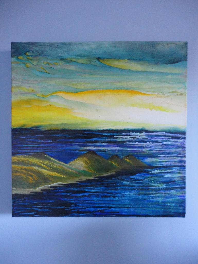 Original Landscape Abstract Painting by Claire Townsend