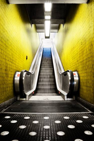 Metro In Yellow - from the series entitled ‘Upstairs Downstairs? - Limited Edition of 10 thumb
