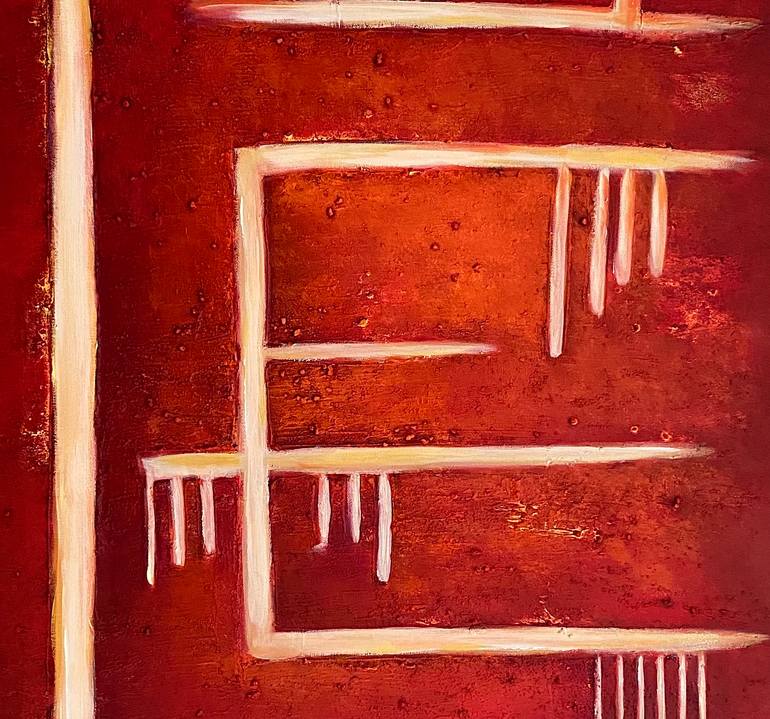 Original Abstract Expressionism Abstract Painting by Aida Bell