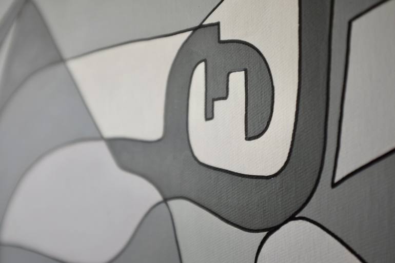 Original Art Deco People Painting by Jeanluc Feugeas