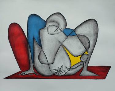Print of Love Paintings by JeanLuc Feugeas