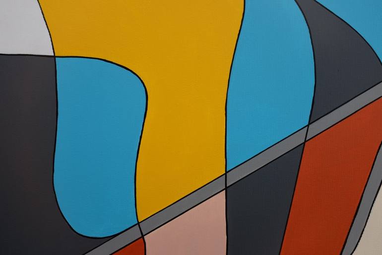 Original Art Deco Men Painting by Jeanluc Feugeas