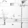 NIMBY (wetlands) Drawing by Jennifer Celio | Saatchi Art