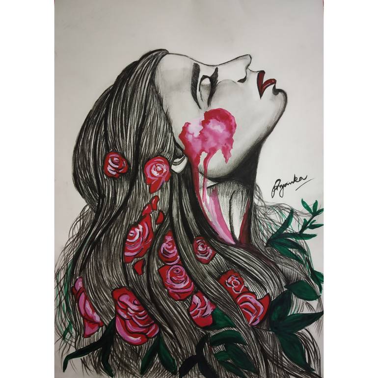 Original Expressionism Abstract Painting by Priyanka Mohanty