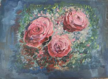 Print of Impressionism Floral Paintings by Sarah Fenwick