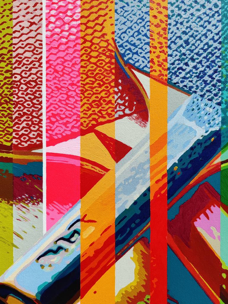 Original Abstract Still Life Painting by Sandro Chkhaidze