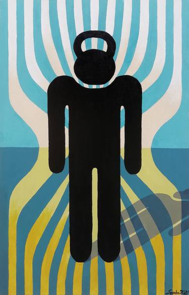 Original Art Deco People Paintings by Sandro Chkhaidze