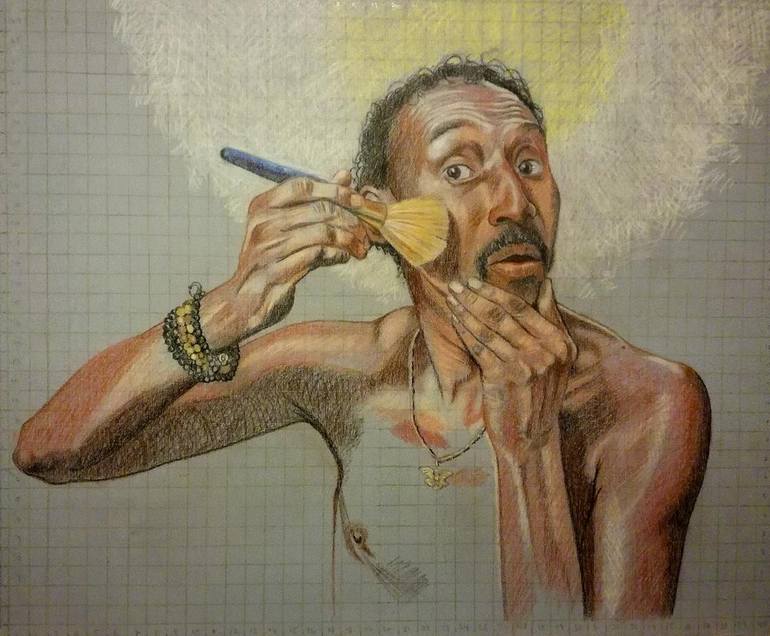 Original Contemporary People Painting by John Dulieu