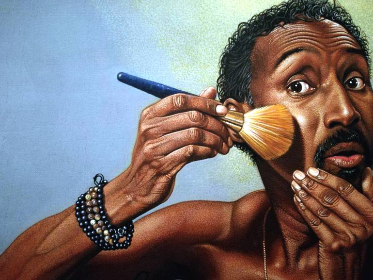 Original Contemporary People Painting by John Dulieu