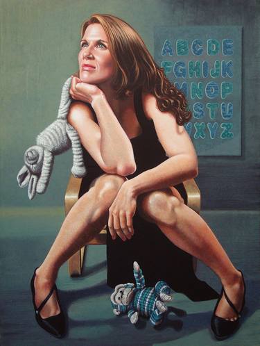 Original Figurative Women Paintings by JOHN DULIEU