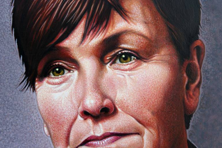 Original Figurative People Painting by John Dulieu