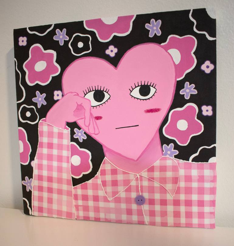 Original Folk People Painting by Emily Veldman