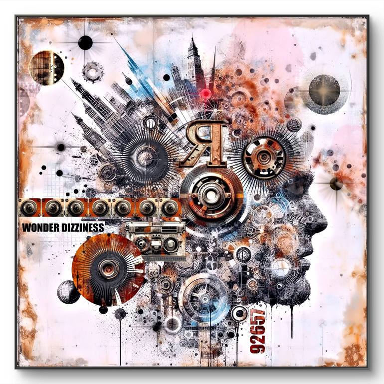 Original Conceptual Abstract Digital by Viorel Costea