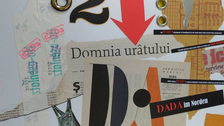 Original Abstract Expressionism Pop Culture/Celebrity Collage by Viorel Costea